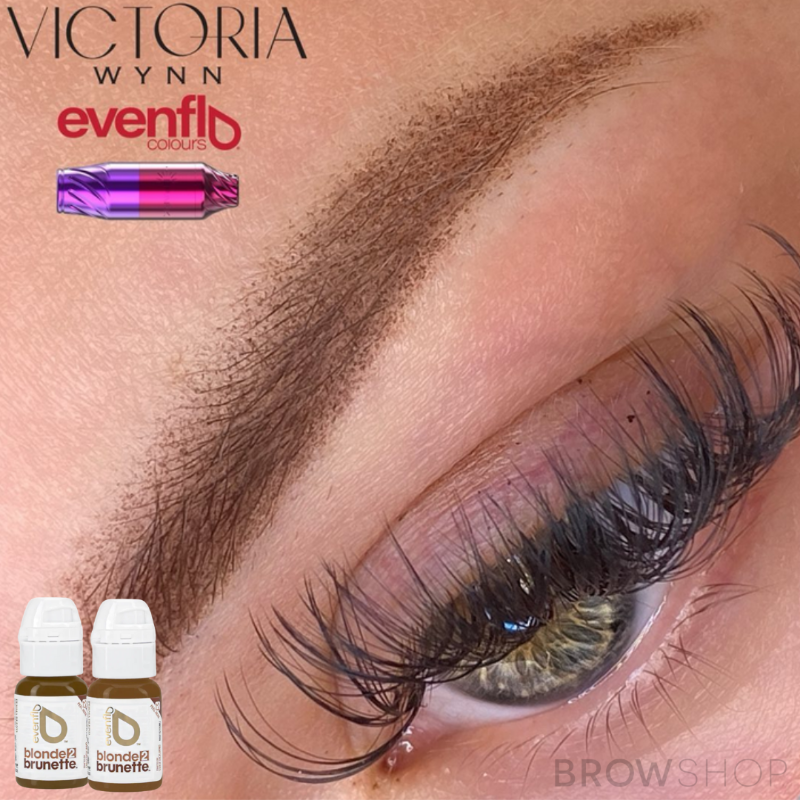 Artist Brow Pigment Blend - Victoria Wynn (Evenflo Dark Blonde &amp; Gold Blonde)