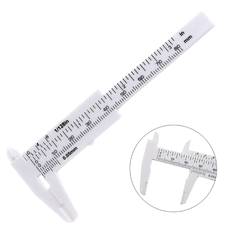 Mini Measurement Caliper - White (80mm)