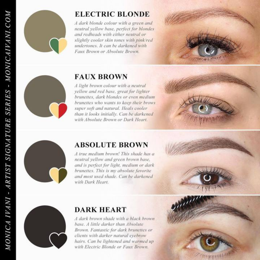 Monica Ivani Signature Series Eyebrow Pigments - Electric Blonde