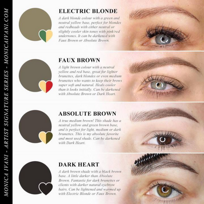 Monica Ivani Signature Series Eyebrow Pigments - Absolute Brown