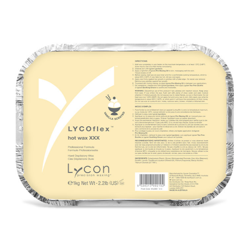 Lycon Lycoflex Vanilla Hot Wax 1kg