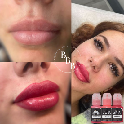 Artist Lip Pigment Blend - Brenda (Pink Rose, Peach, Perfect Pink)