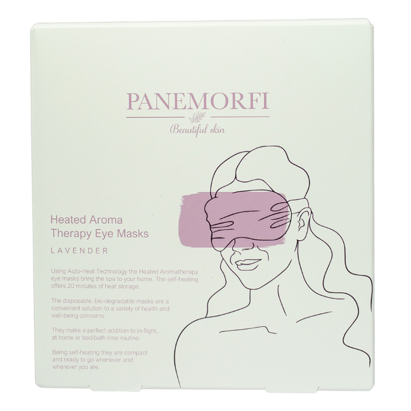 Panemorfi Heated Aromatherapy Eye Mask - Lavender (5 pack)