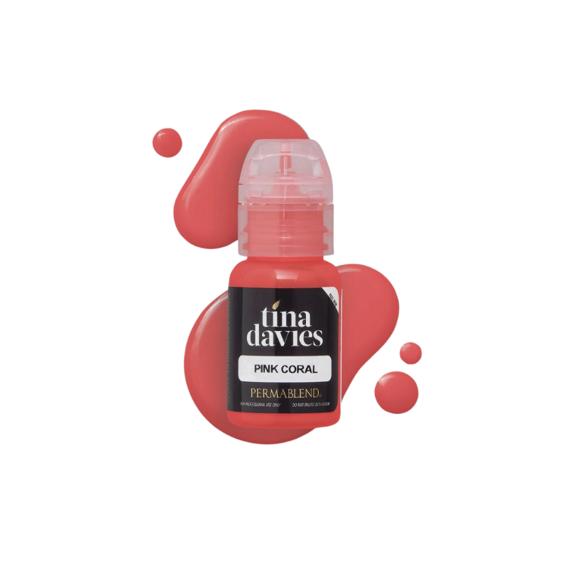 Tina Davies I Love Ink LIP Pigment - Pink Coral (15ml)