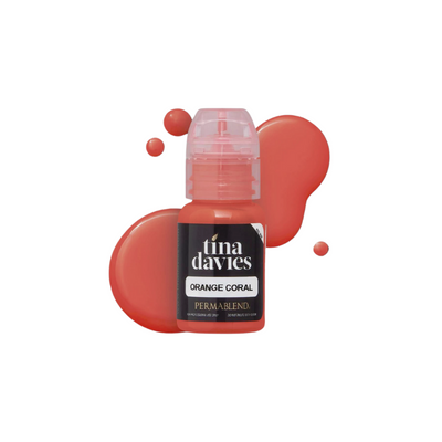 Tina Davies I Love Ink LIP Pigment - Orange Coral (15ml)