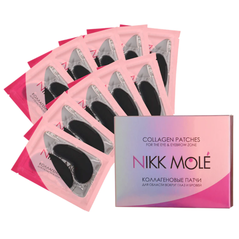 Nikk Mole Undereye Collagen pads - LICORICE (10 pairs)