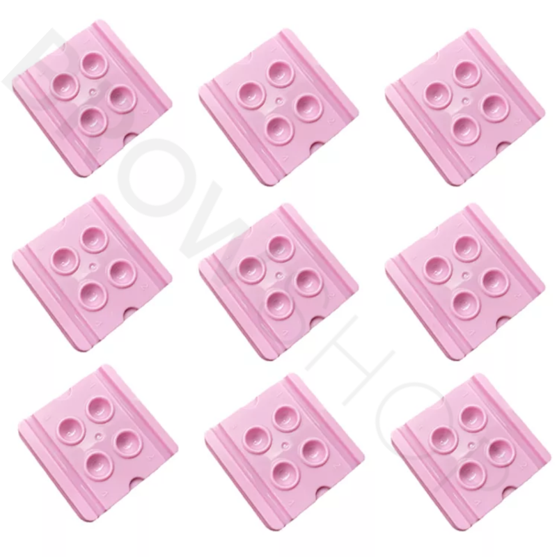 Dental Wells - 4 Well / Pink (50 pcs)