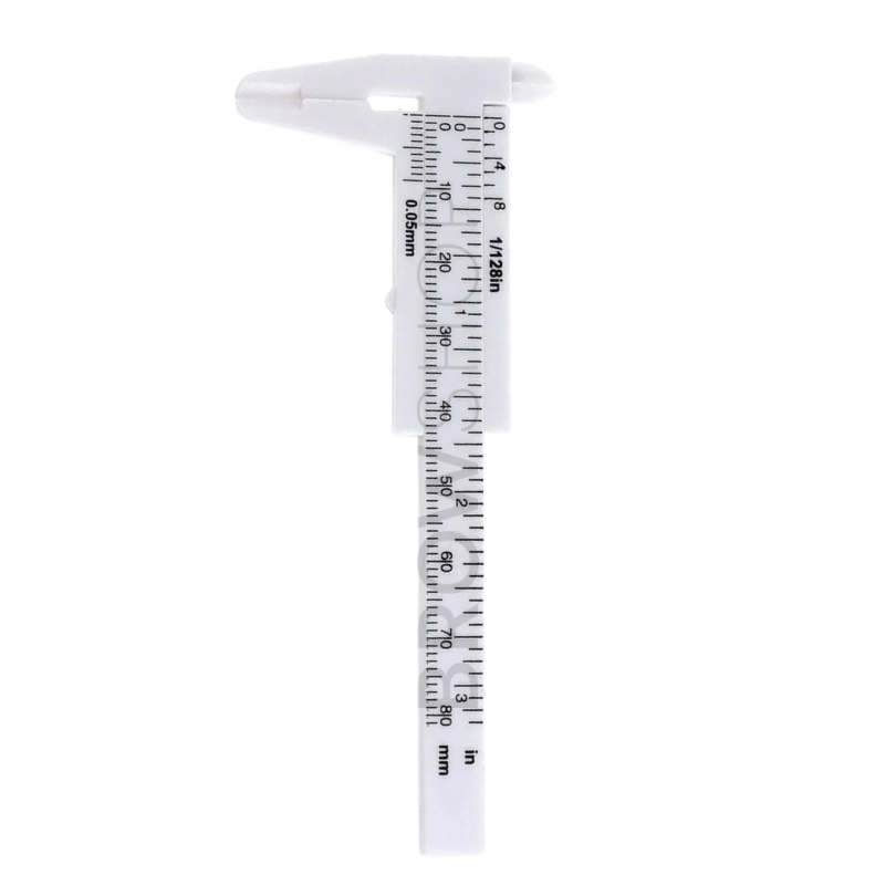 Mini Measurement Caliper - White (80mm) - (1/5/10pcs)