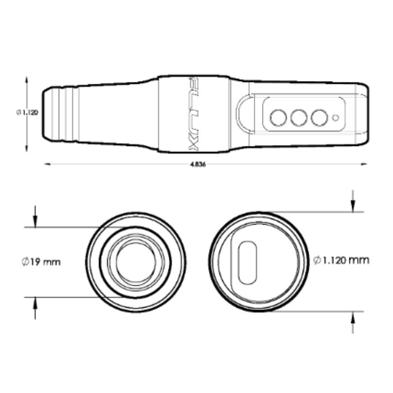 Flux Mini 3.0mm Wireless Machine Bubblegum