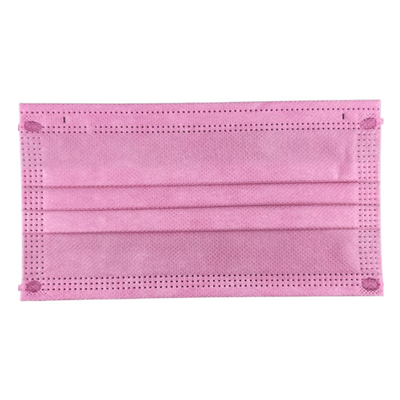 Disposable Face Mask - Pink with Pink Loops (50-500 pcs)