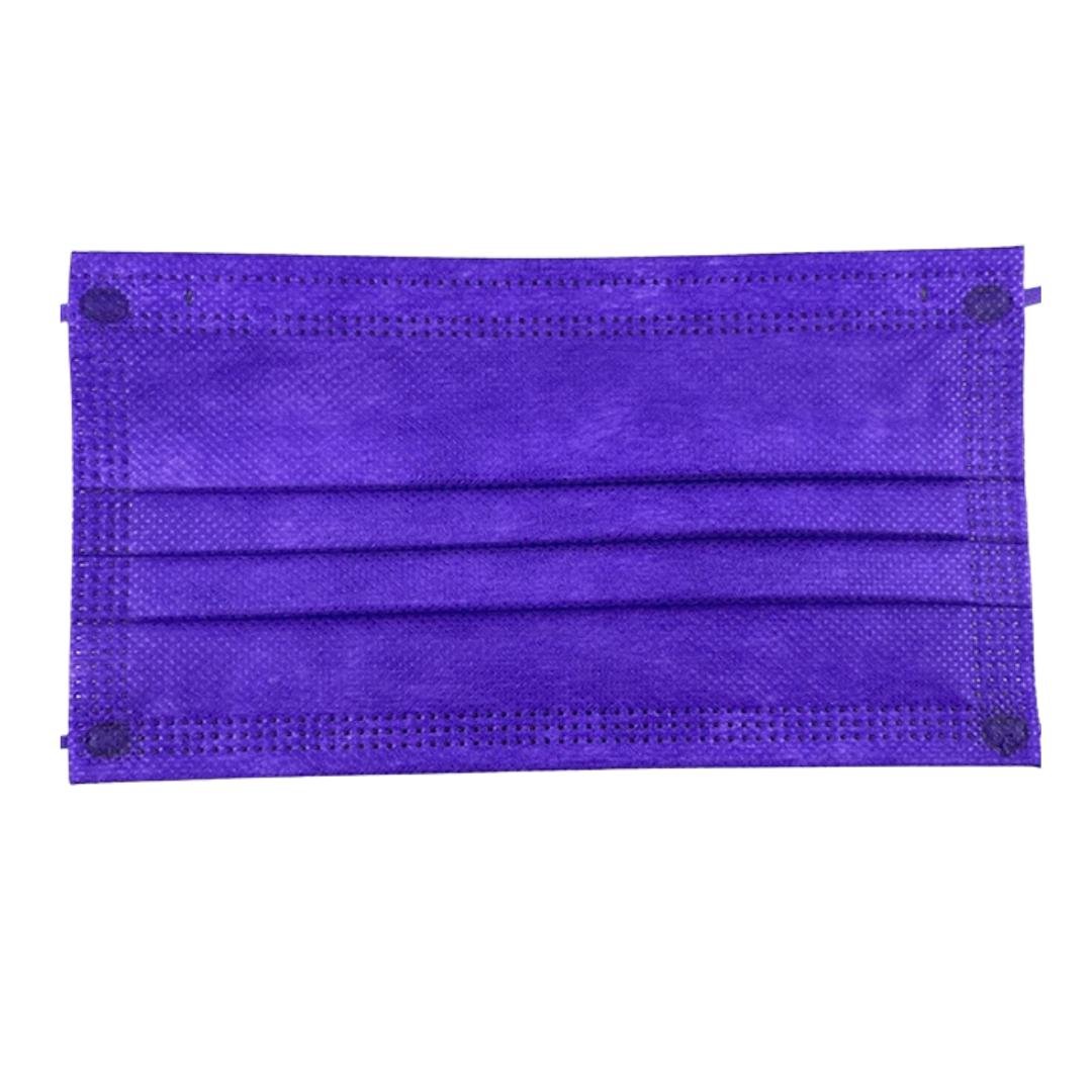 Disposable Face Mask - Dark Purple (50/100/250 pcs)