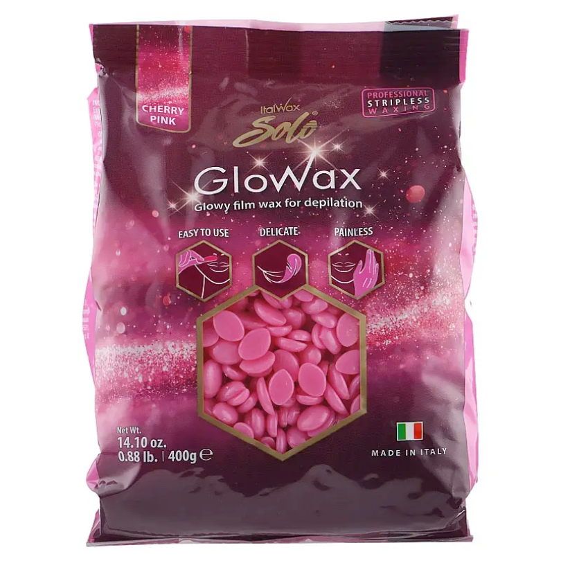 Italwax Cherry Pink GloWax 400g