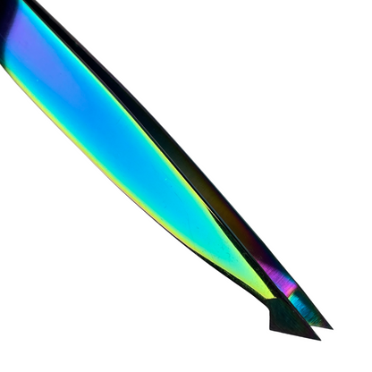 Browshop Professional Tweezer - Holographic Slanted Point