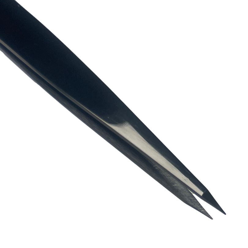 Browshop Professional Tweezer - Fine Point Black Plasma