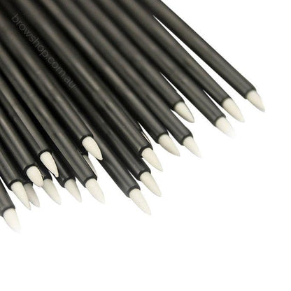 Fine Disposable Eyeliner &amp; Eyebrow Brushes (50 pcs) AE Microblading Cosmetic Tattoo SPMU PMU