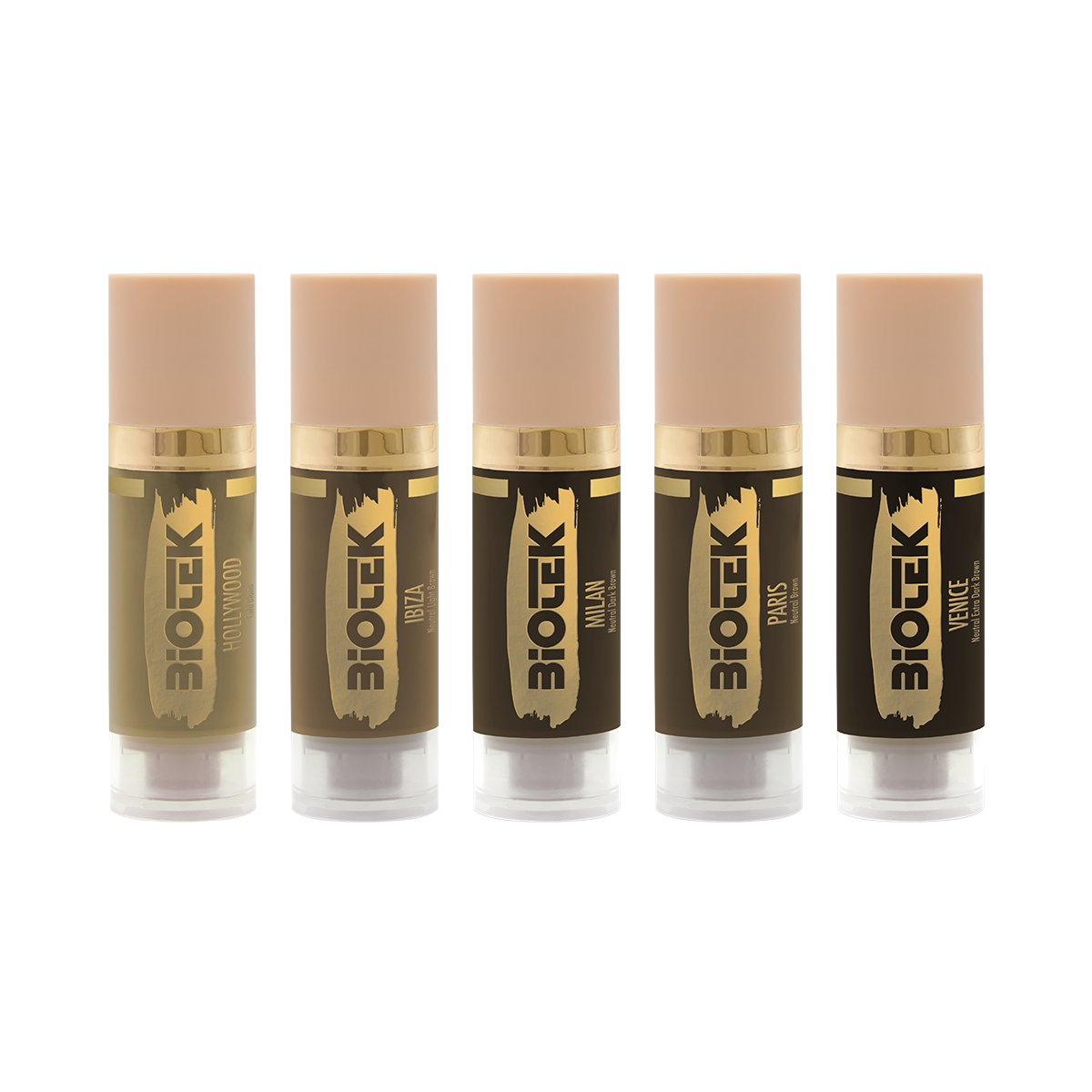 Biotek More than Ever BROW Pigment Kit (5 x 18ml Pigments)