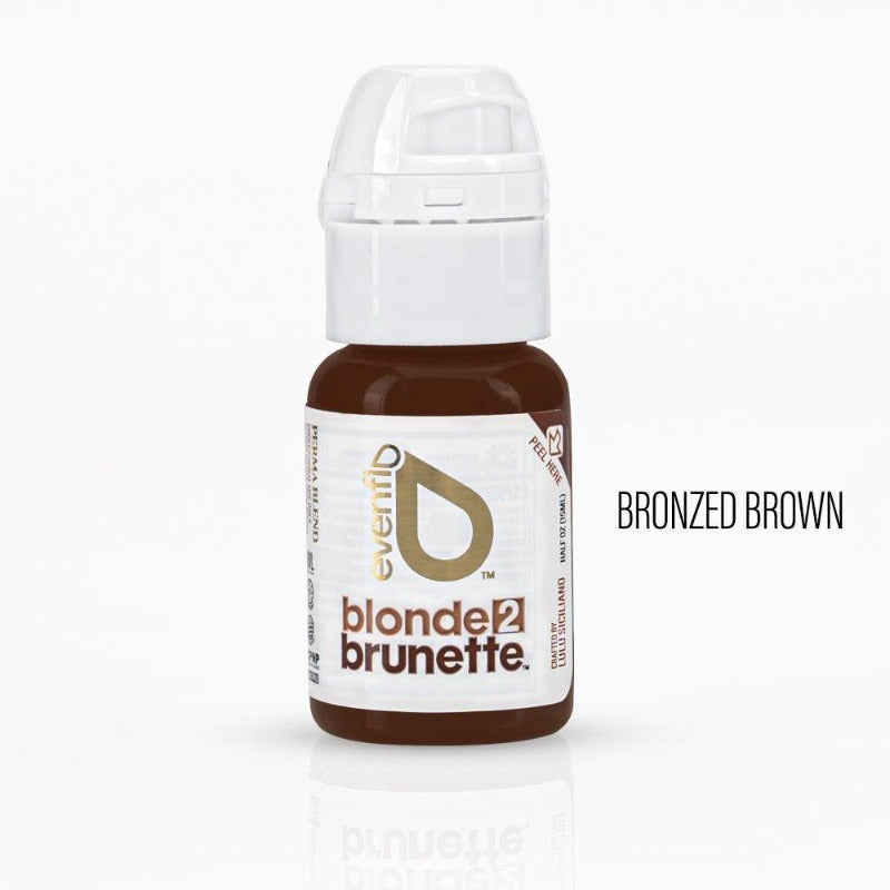 Evenflo BROW Pigments by Perma Blend - Blonde 2 Brunette Set (4 x 15ml bottles)