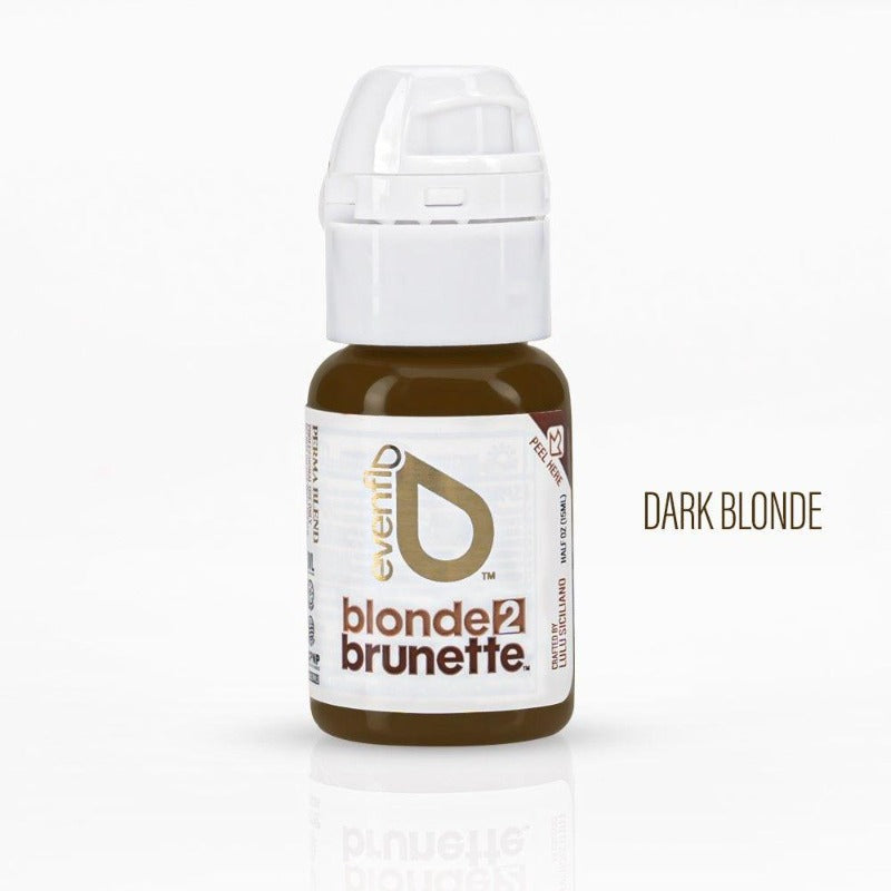 Evenflo BROW Pigments by Perma Blend - Blonde 2 Brunette Set (4 x 15ml bottles)
