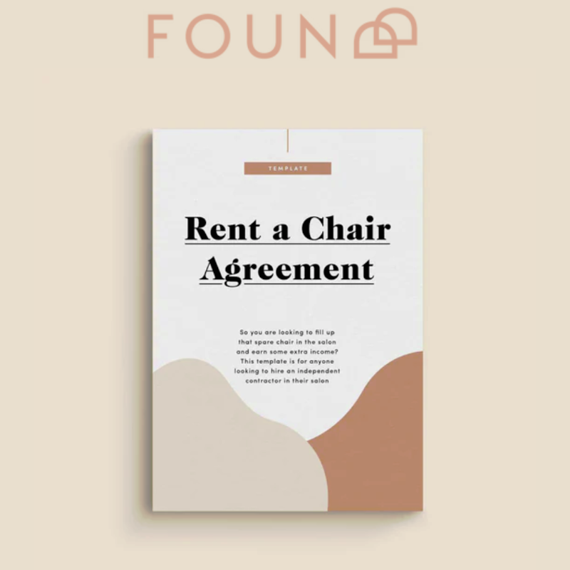 Foundd Legal - Rent a Chair Agreement Template