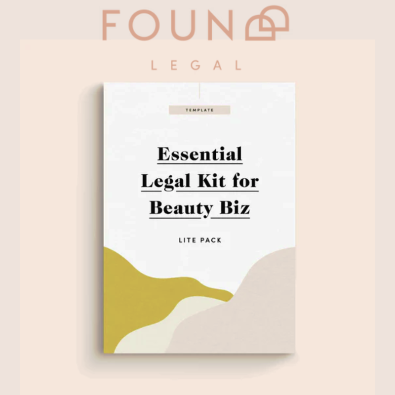 Foundd Legal - Essential Legal Kit for Beauty Biz - Lite Pack
