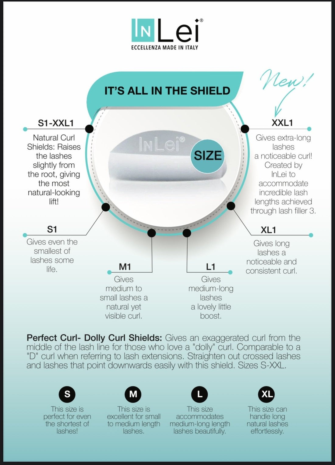 InLei ONE Silicone Lash Shields (Choose your size)