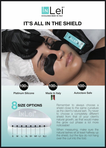 InLei ONE Silicone Lash Shields (Choose your size)