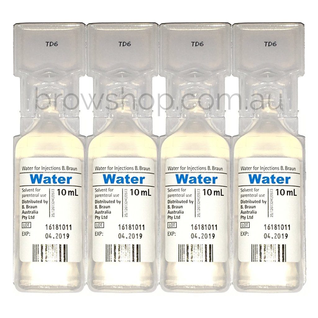 Sterile Water - 10mL (20 pcs) IA Microblading Cosmetic Tattoo SPMU PMU