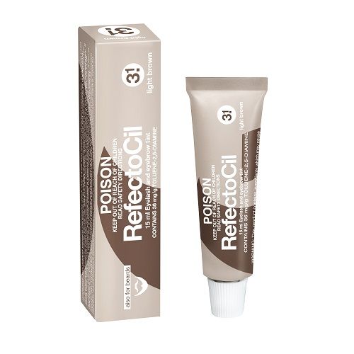 RefectoCil - Eyelash &amp; Brow Tint - 3.1 Light Brown (15mL Tube)