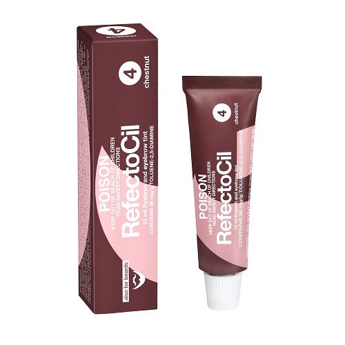 RefectoCil - Eyelash &amp; Brow Tint - 4 Chestnut (15mL Tube)