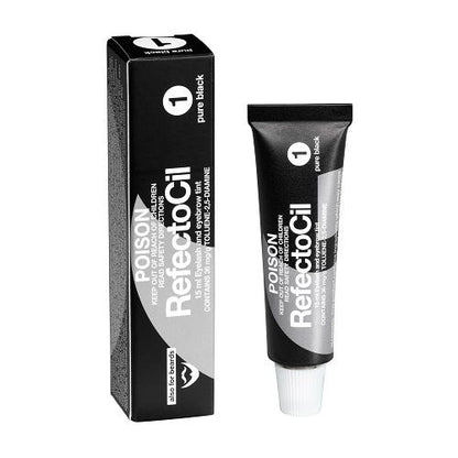 Refectocil - Eyelash &amp; Brow Tint - 1 Pure Black (15mL Tube)