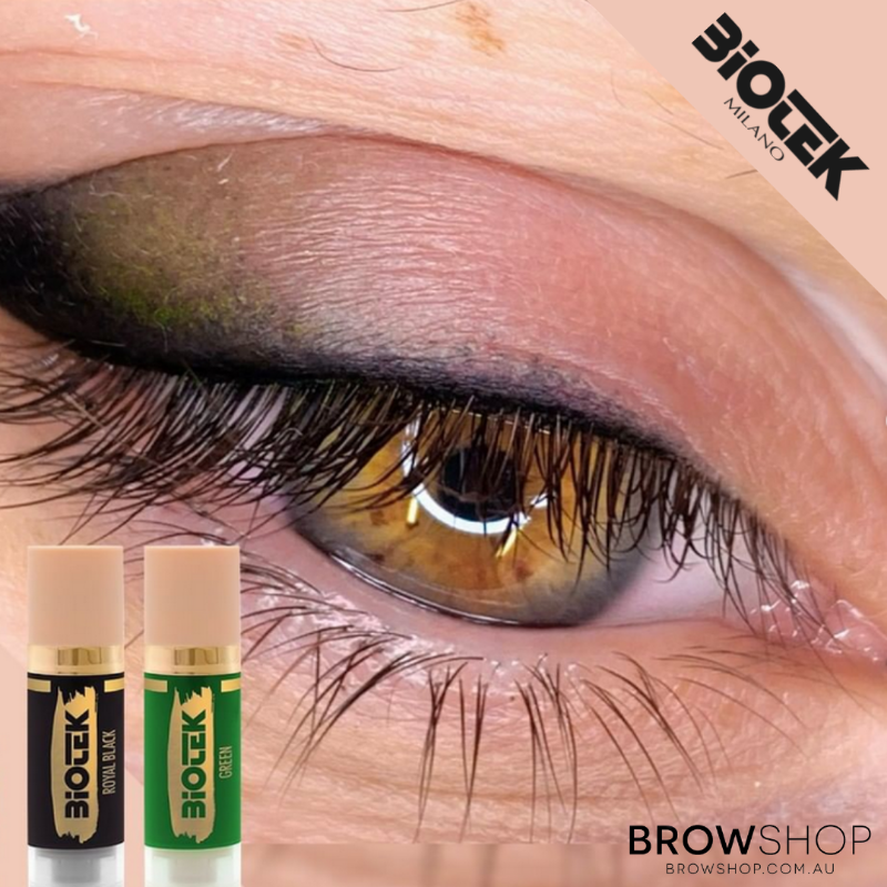 Artist Eyeliner Pigment Blend - Sara Buttini (Biotek Warm Black &amp; Green)