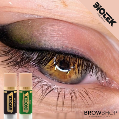 Artist Eyeliner Pigment Blend - Sara Buttini (Biotek Warm Black & Green)