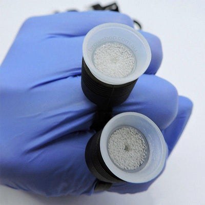 Pigment Cup Rings with Sponge - Sterile (100 pcs) YIJT Microblading Cosmetic Tattoo SPMU PMU