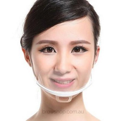 Clear Medical Face Masks (10 pcs) LB Microblading Cosmetic Tattoo SPMU PMU
