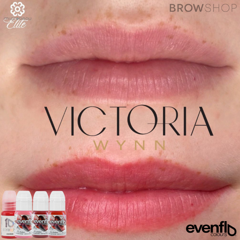 Artist Lip Pigment Blend - Victoria Wynn (Evenflo Malbec, Colorizer, Malina, Clay)